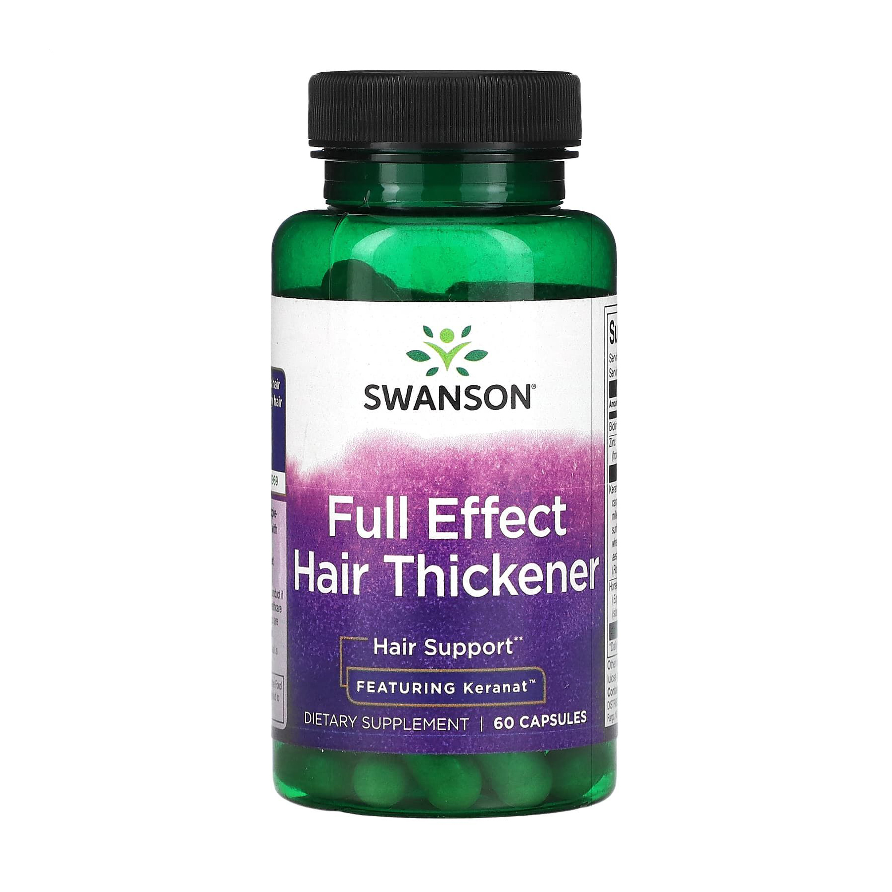 Уцінка! Комплекс для густоти волосся Swanson Full Effect Hair Thickener, 60 капсул