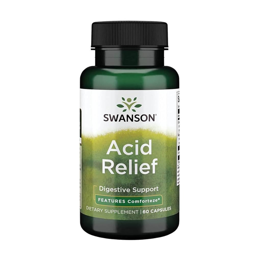 Уцінка! Комплекс для зниження кислотності Swanson Acid Relief Features Comforteze, 60 капсул